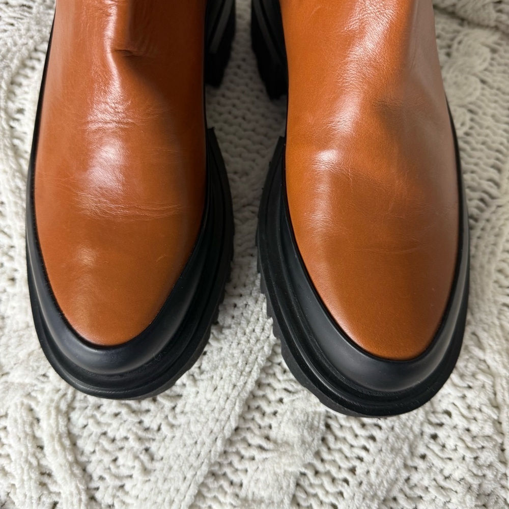 All Saints Harlee Lug Sole Chelsea Boot Size 35 - Picture 4 of 6